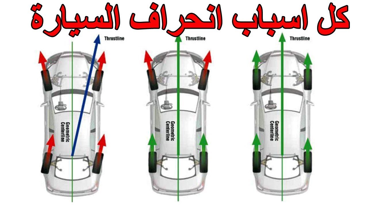 كل اسباب انحراف السيارة اثناء القيادة وطرق اصلاحها بتكلفة رخيصة