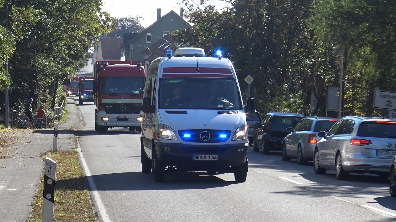 Analytische Task Force Dortmund - Einsatzfahrten zum Gefahrguteinsatz mit ManV in Halle am 08.10.16