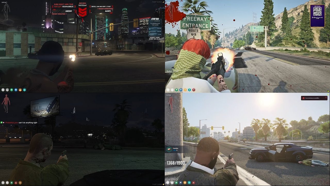 Hydra vs Besties - 2 Full Fights | Southside & Casino | Nopixel 4.0