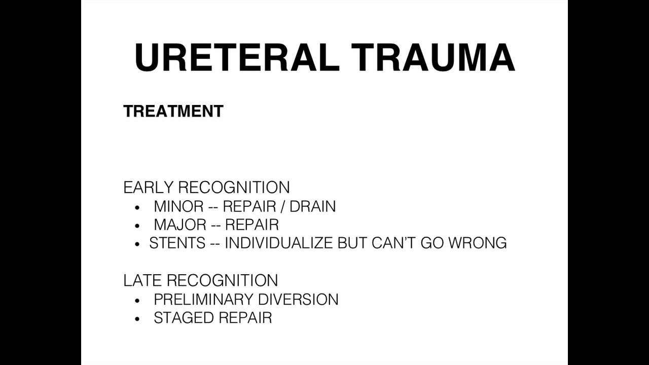 Ureteral Trauma