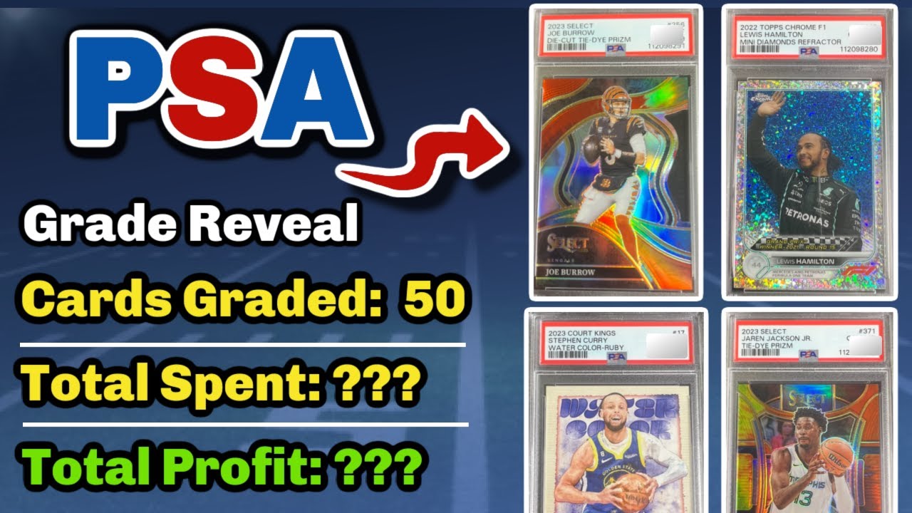 PSA Submission Reveal - 50 Card Submission NFL, NBA, F1 - GEM MINT 10 GALORE