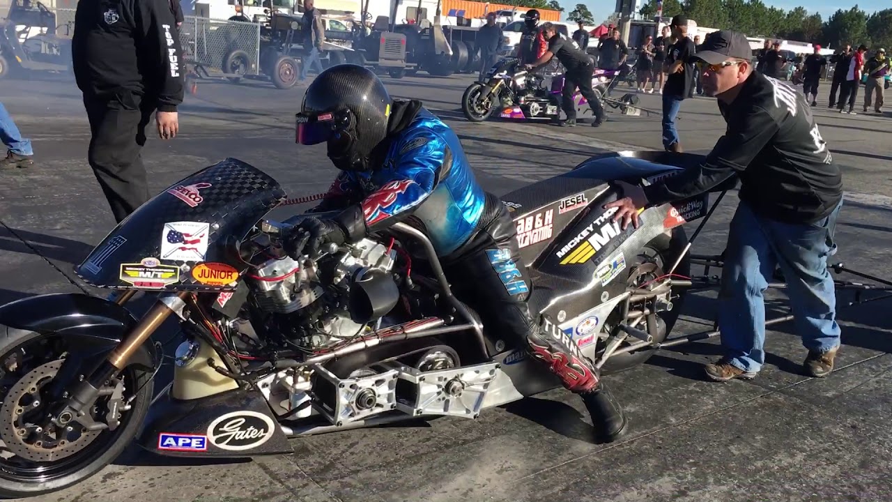 Jay &ldquo;The Bulldog&rdquo; Turner Goes for a Win On His Nitro Harley