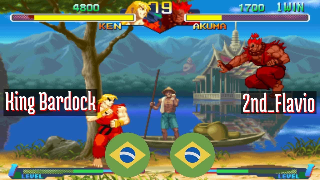 FT5 @sfa2u: King Bardock (BR) vs 2nd_Flavio (BR) [Street Fighter Alpha 2 sfa2 Fightcade] Mar 31