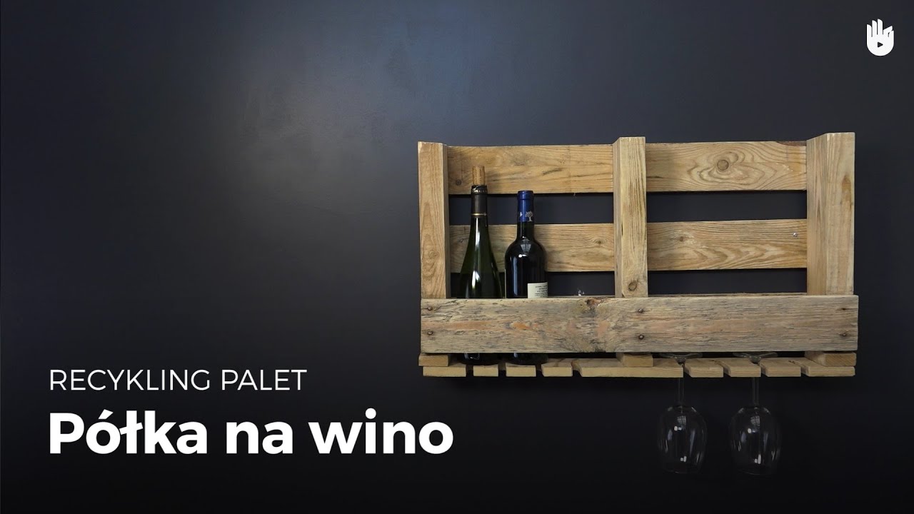Półka na wino | Recykling palet