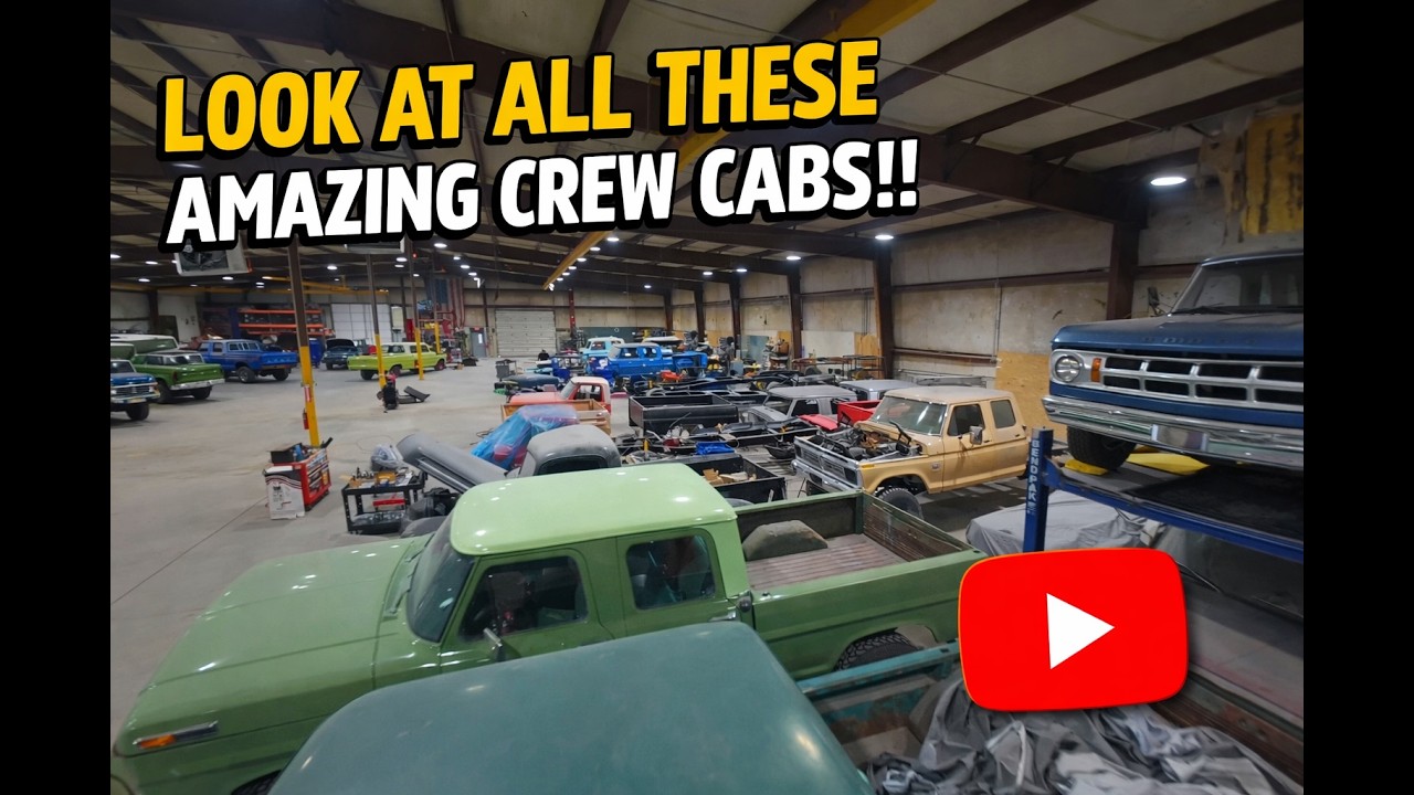 Largest Collection of Crew Cabs : Shop Tour V2.0 Frame Off Restoration, Godzilla Swaps, 12V Cummins