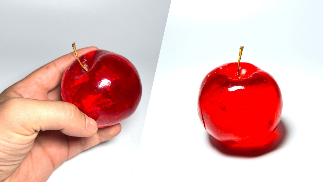 Epoxy Resin Apple - Resin Art