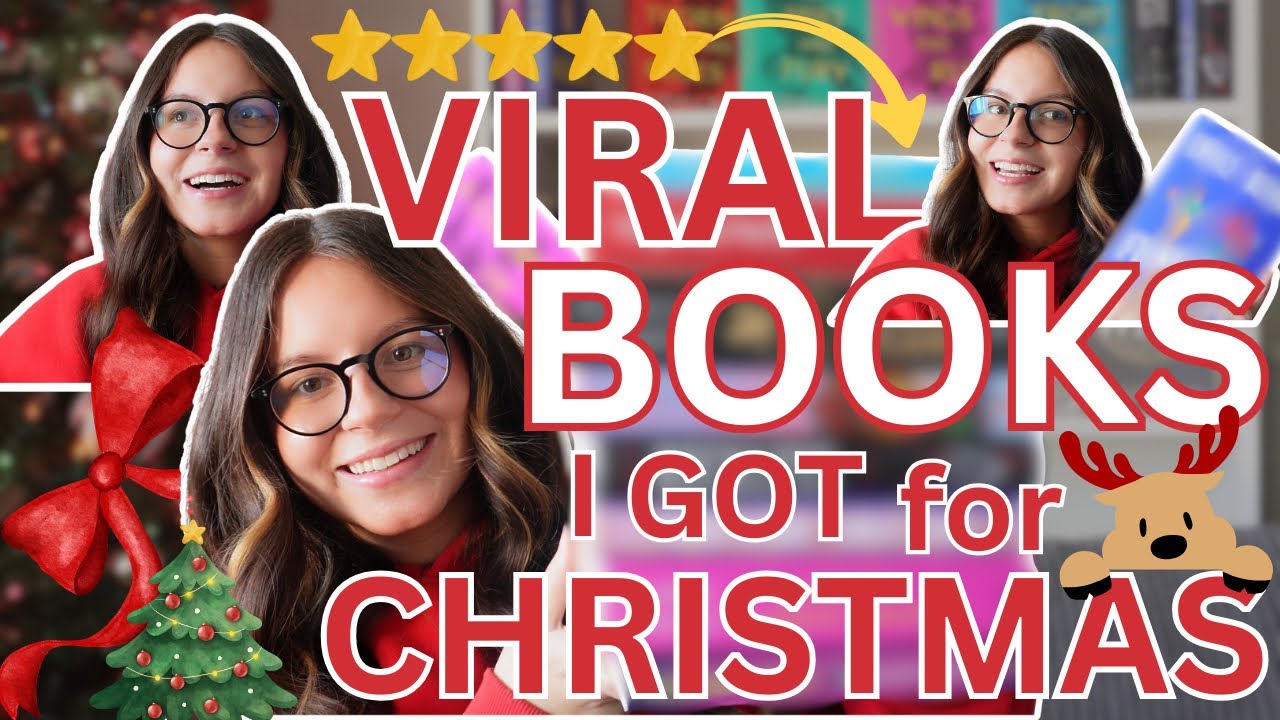 Viral Books I Got for Christmas🎄| Book Haul! 🤭📖
