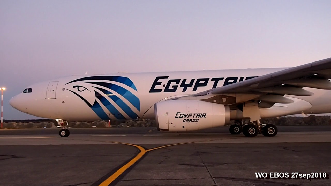 Airbus A330-200 P2F Freighter SU-GCE Egyptair Cargo (OST/EBOS) 27sep2018