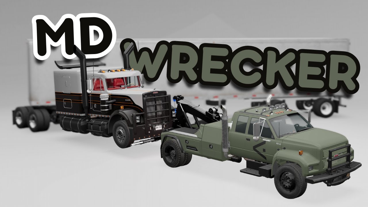 🚨 MD Wrecker Can This Tow Truck Escape The Police in BeamNG!
