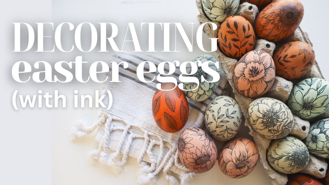 The EASIEST way to decorate Easter Eggs! ❃ Easy + Creative Egg Decorating