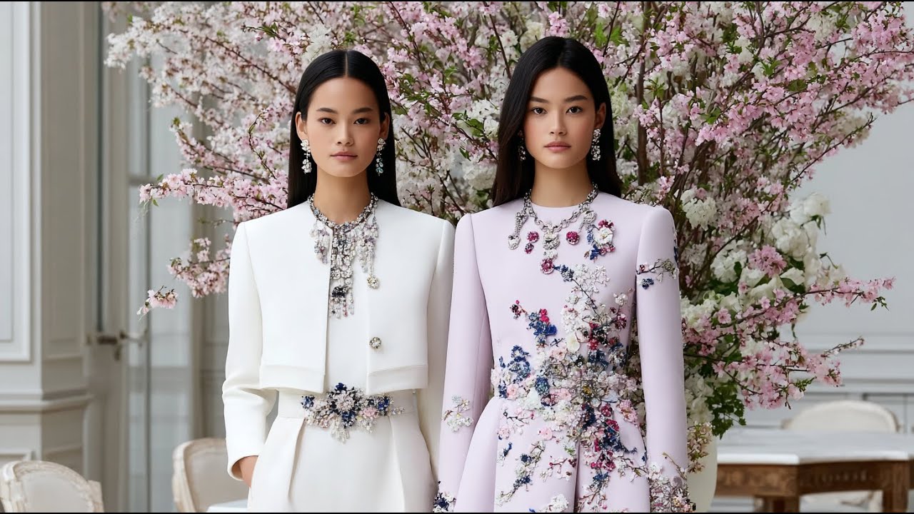 Весна/Лето Dior 2026 | Нежные лаванда и слоновая кость – парижская высокая мода и современная жен...