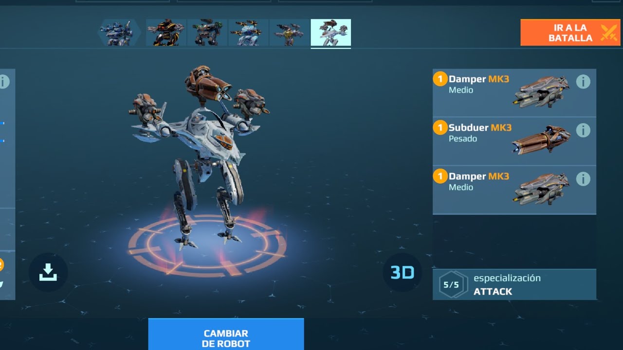Nuo MK3 Damper Subduer War Robots WR 