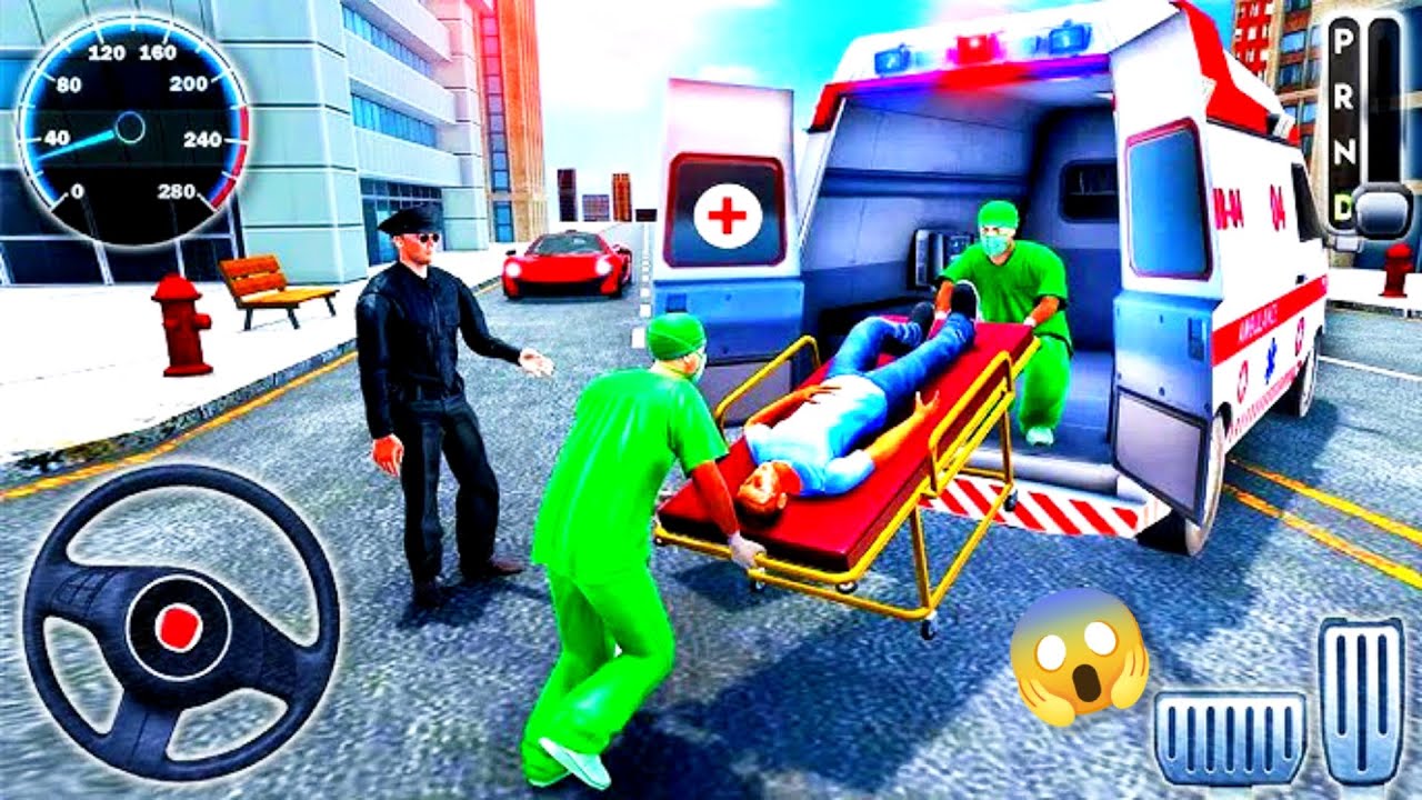 New Ambulance 🚑 City Rescue Simulator - 911 Us Emergency 😱 Ambulance Driving 3D | Android Gameplay 