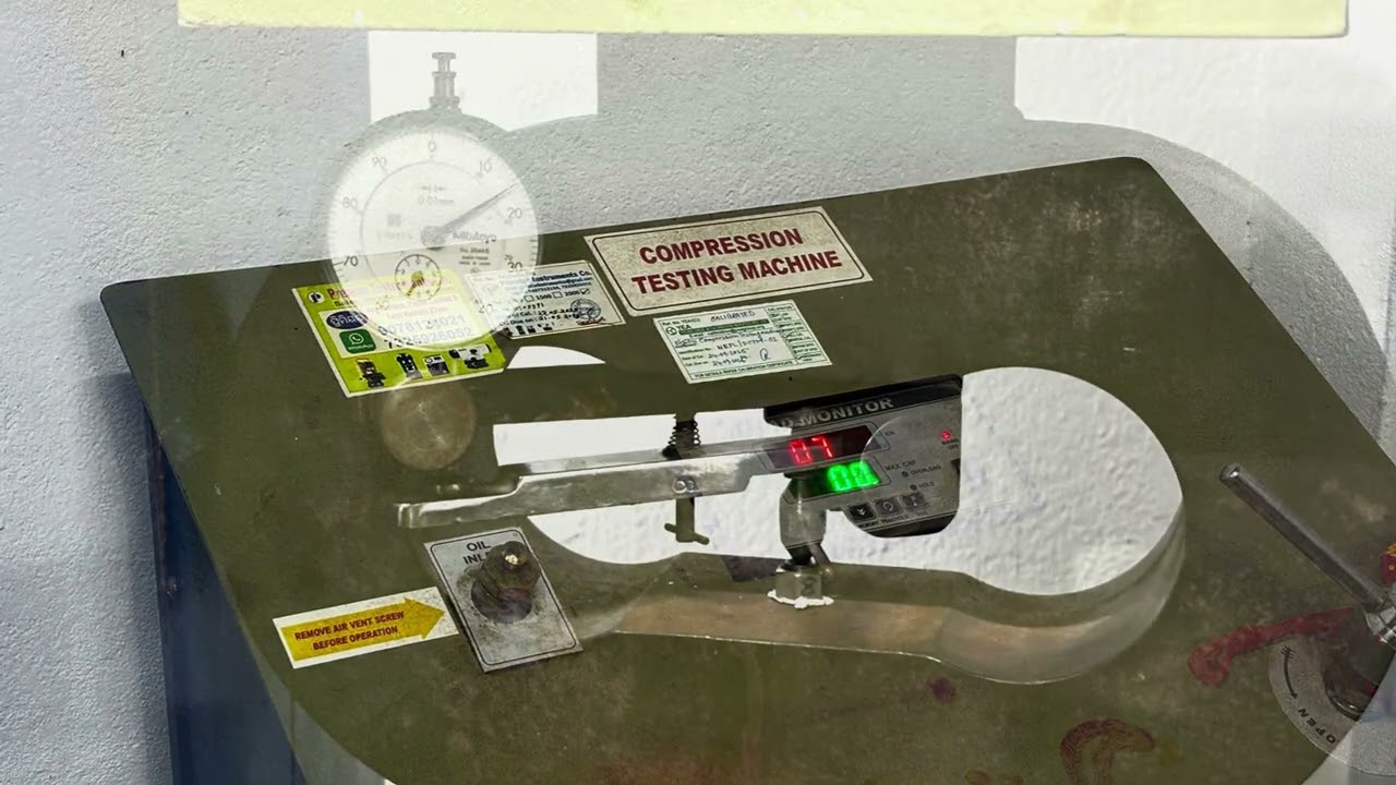 Compression Testing Machine Calibration - CTM machine check 