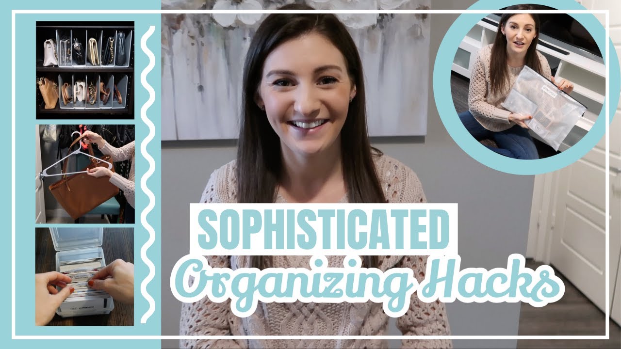 ORGANIZING IDEAS YOU PROBABLY NEVER CONSIDERED // Products You Need To Get Organized + Organize Hack