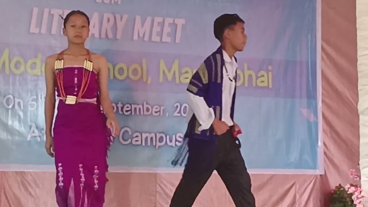 New Model School Maringphai.Pallel Literary Meet traditional show 2025