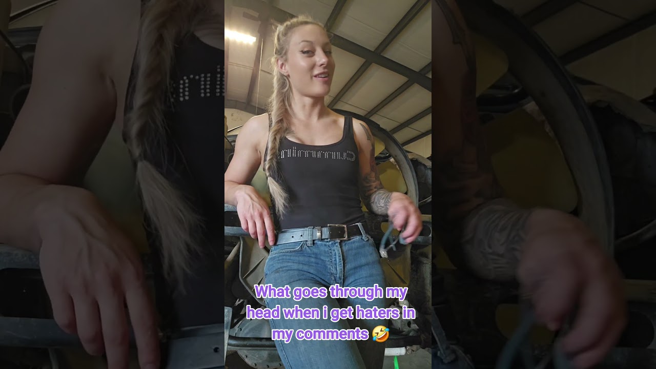 Your boos mean nothing🤣. #dieselmechanic ##femalemechanic