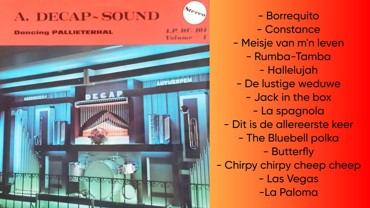 A. Decap Sound - Dancing Egypte - Volume 1
