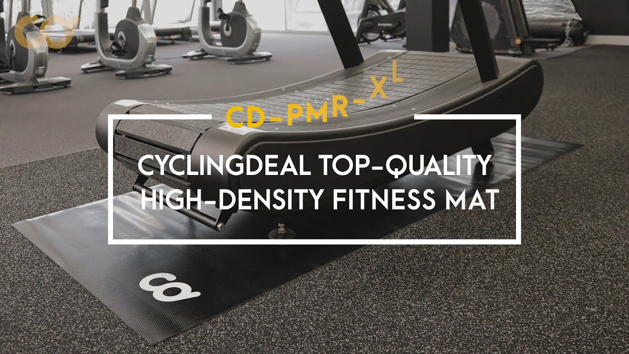 CYCLINGDEAL CD-PMR-XL Bicycle Trainer Floor High Density Spin Bike Treadmill Mat