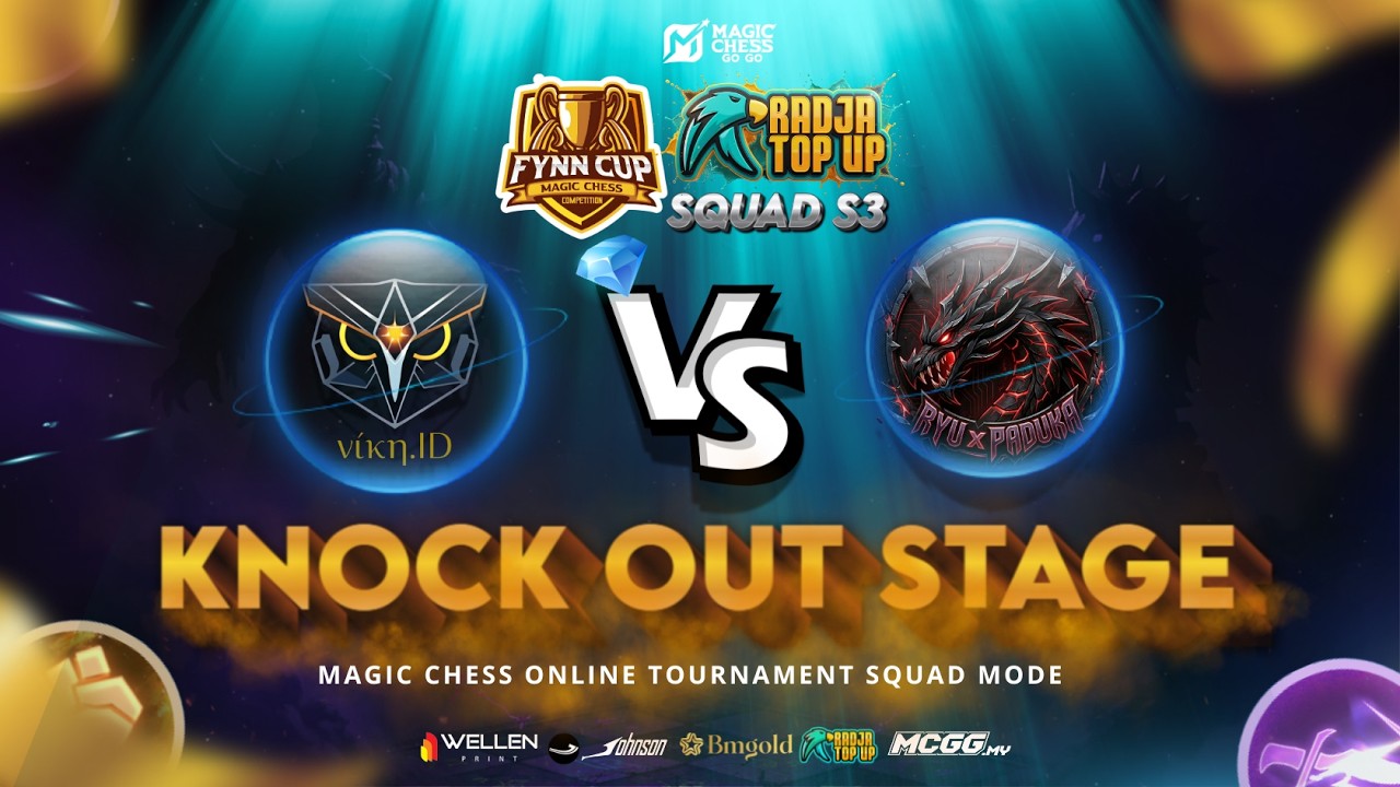 🔴LIVE: FYNNCUP X RADJA TOPUP SQUAD S3 | KNOCK OUT STAGE | VIKN ID VS RYU X PADUKA