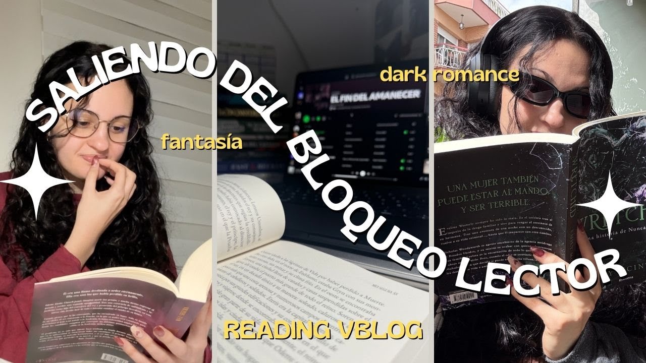 Acompáñame a salir de mi bloqueo lector *reading vblog* 📚