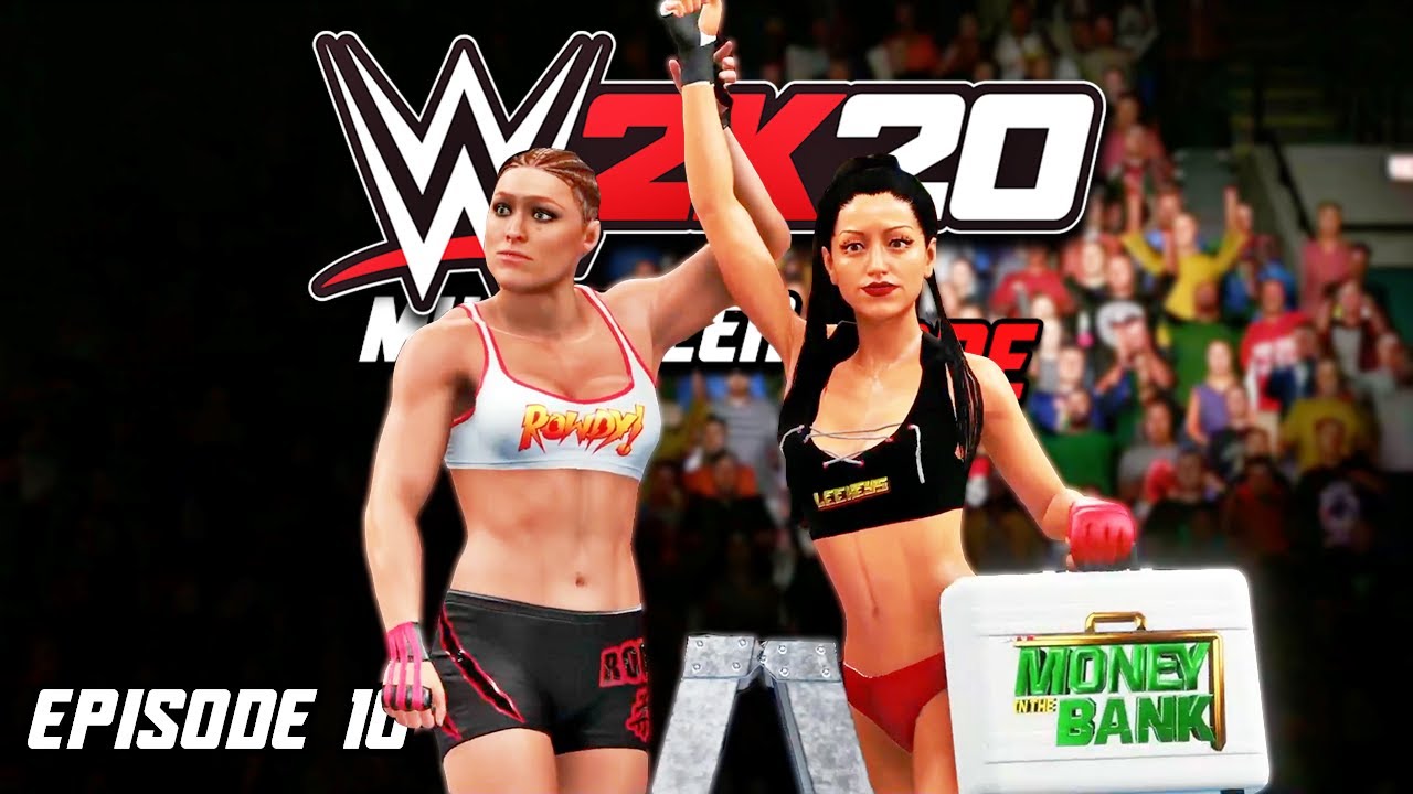 i won the money in the bank ladder match.. | WWE2K20 MY CAREER MODE - EPISODE 10