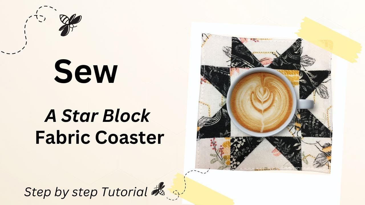 Sew Beautiful Fabric Coasters | Sewing Gift Ideas