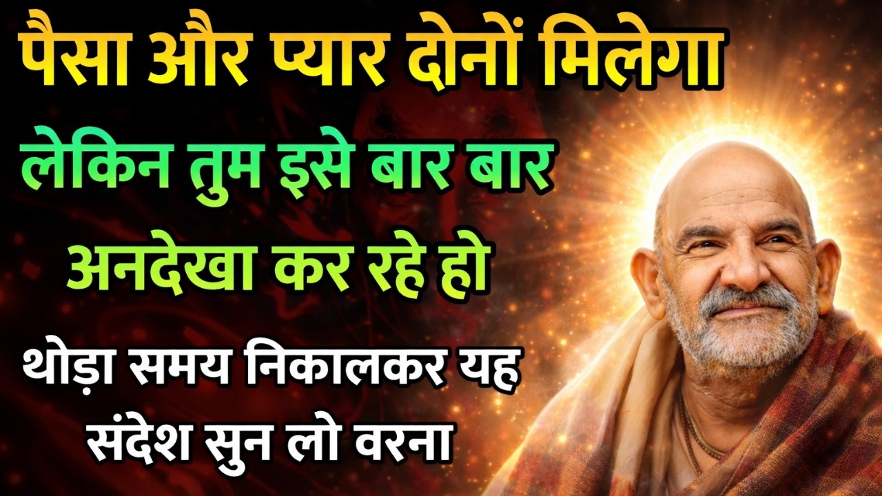 पैसा और प्यार दोनों मिलेगा, ये संदेश अभी सुनो नजरअंदाज मत करना। Neem Karoli Baba | Khushkhabri call