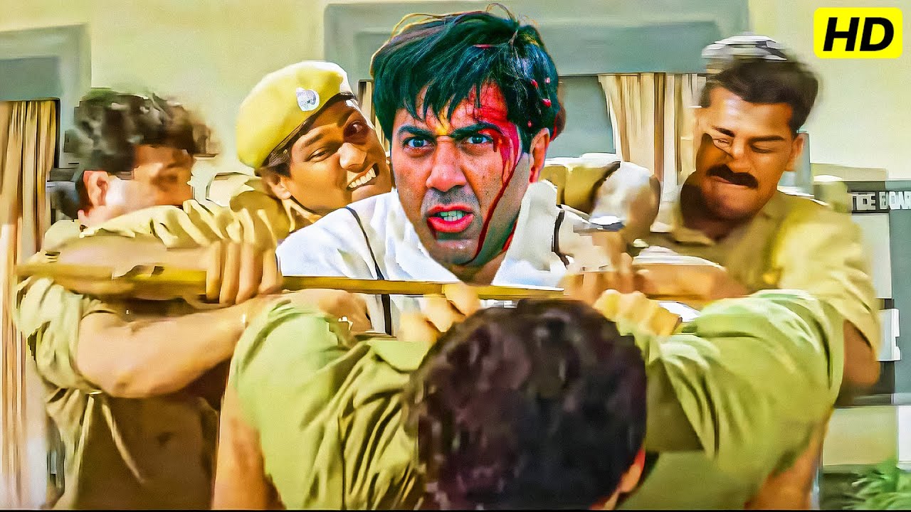 सनी देओल का जबरदस्त एक्शन धमाकेदार क्लाइमेक्स सीन | Khuda Kasam | Sunny Deol, Tabu, Beena Banerjee