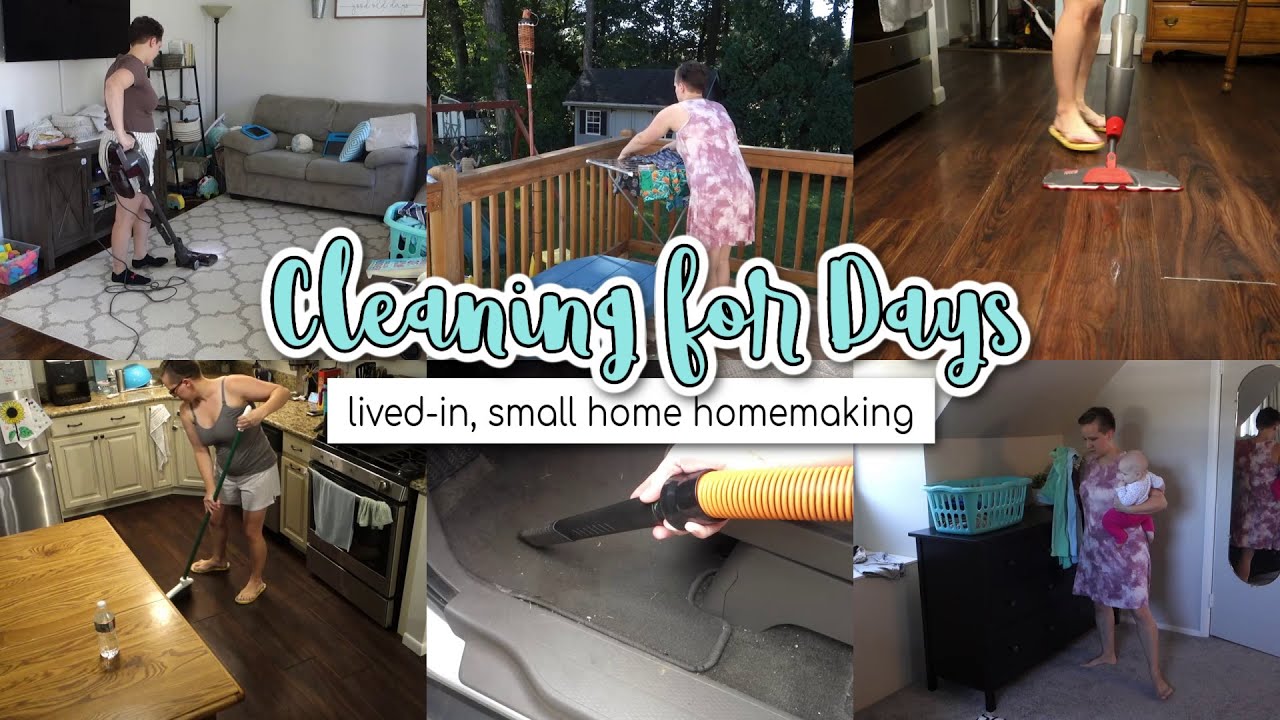 Lived-in, Small Home Cleaning & Homemaking Motivation // No Talking | Jill Kay