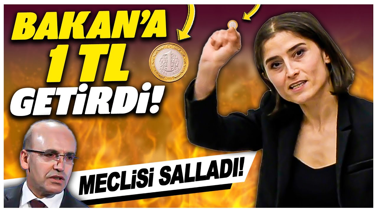 Mehmet Şimşek'e 1 TL Getiren Milletvekili Ceylan Akça Cupolo Meclisi Salladı!