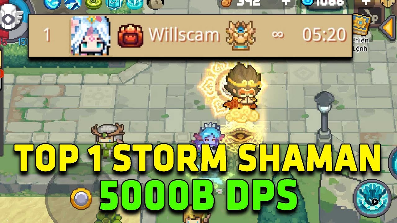 Build STORMSHAMAN TOP 1 5000B DPS SS3 Soul Knight Prequel #Willscam