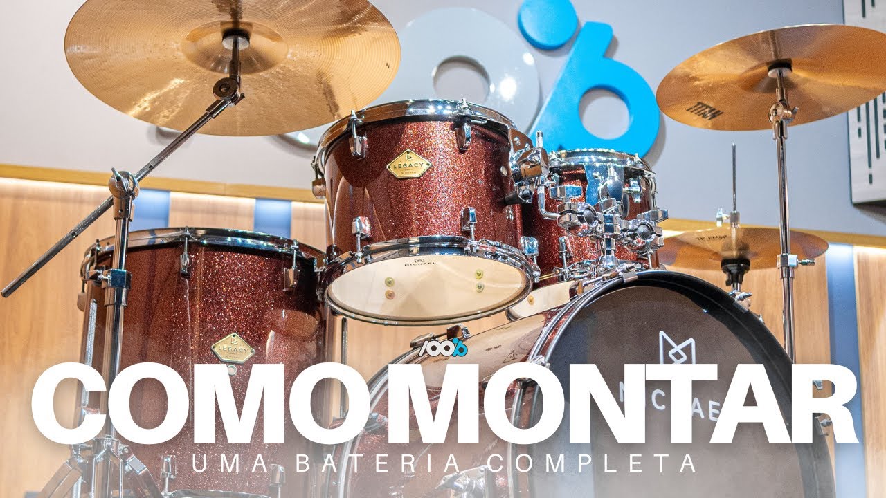 Como montar uma bateria completa do zero? Vem que nós vamos te ajudar 