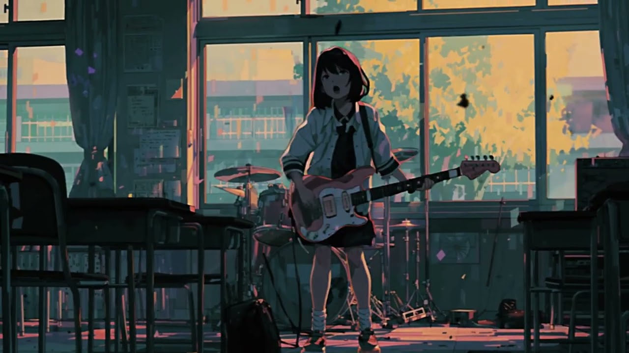 [2시간] 텅 빈 외로운 교실,  일렉기타 연주 모음 🎸