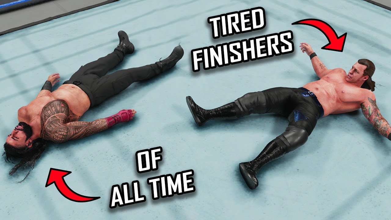 30 Best Tired/Fatigue Finishers of all time in wwe 2k games