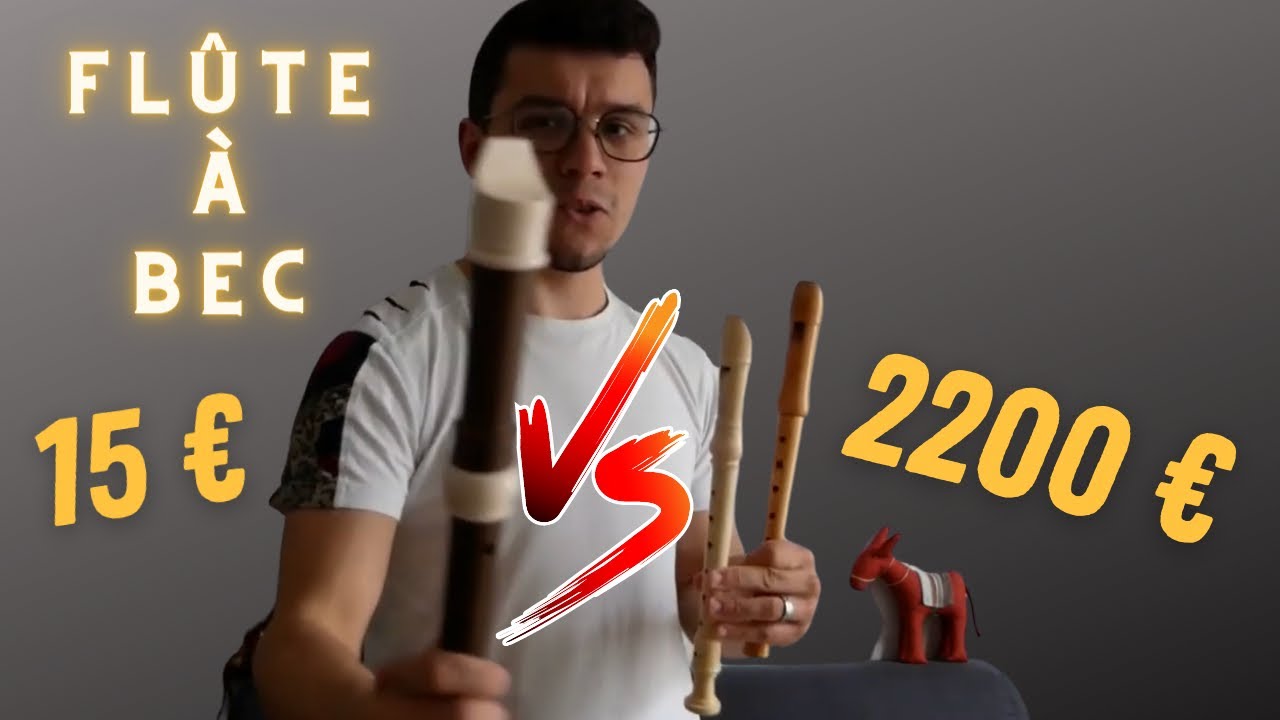 Flûte à Bec 15€ VS Flûte à Bec 2200€ !