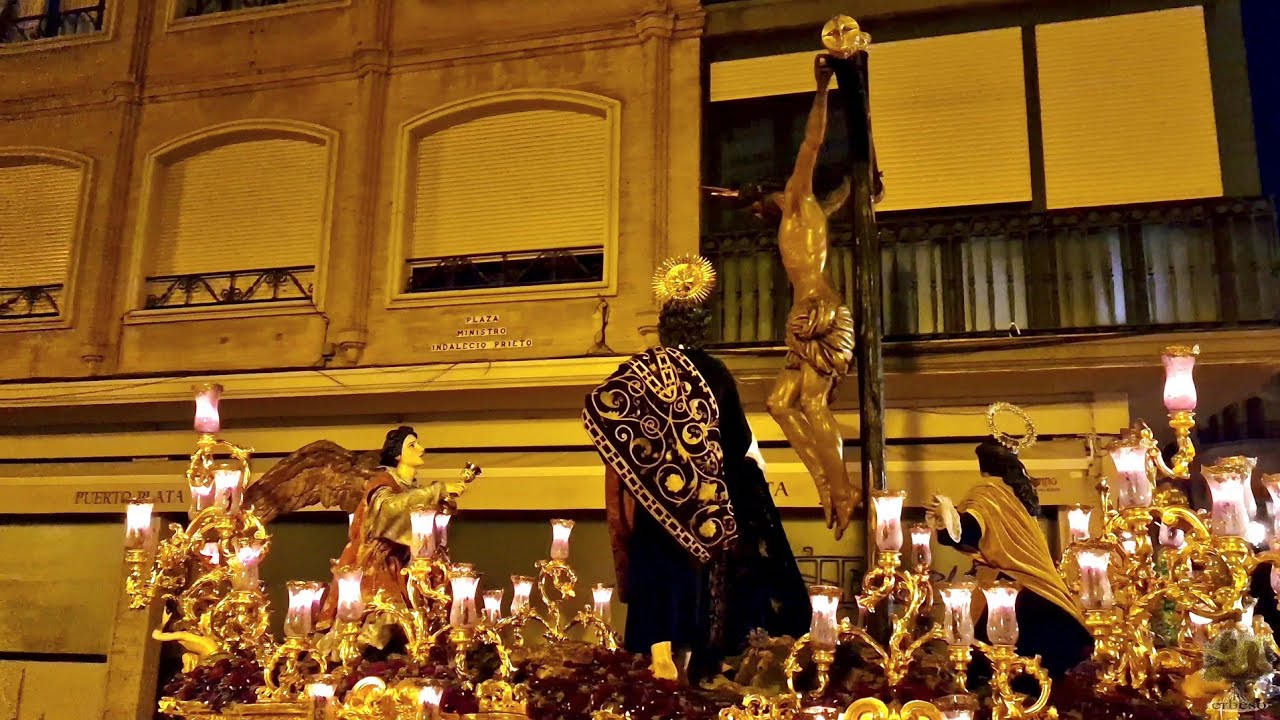 El misterio del Cristo de las Aguas por la Plaza Indalecio Prieto - BCT Rosario (Cádiz) - Devoción