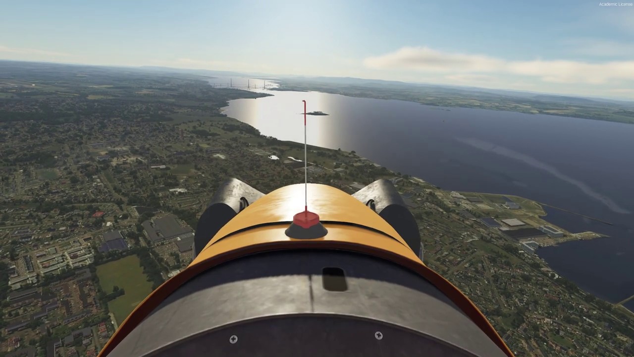 P3dv5 hotfix1 piper j-3 cub tour at Edinburgh