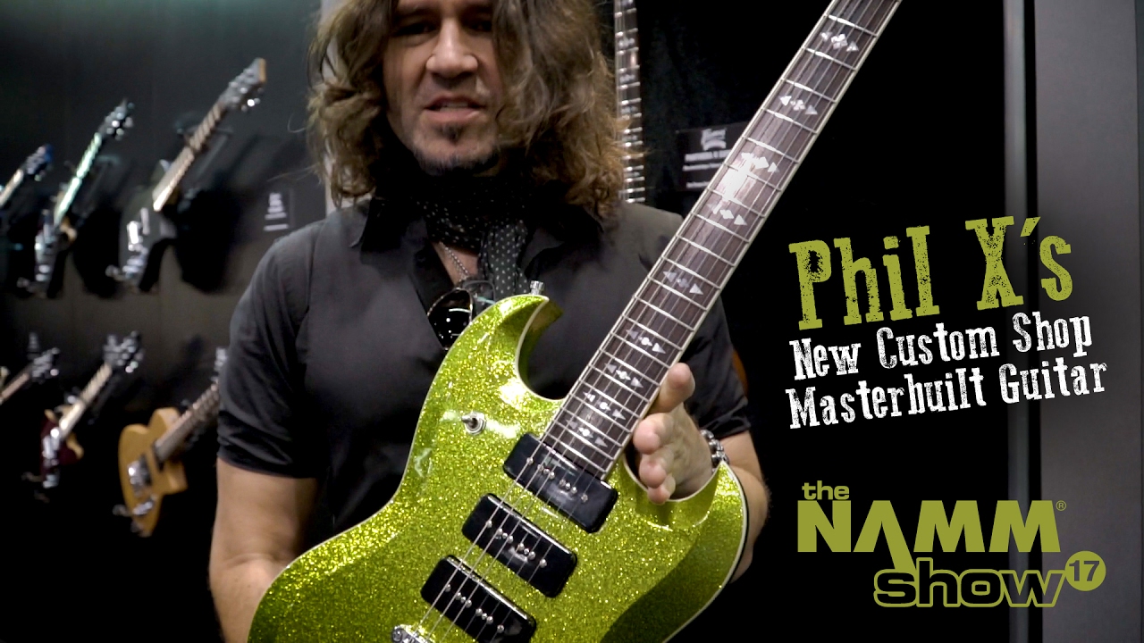 Phil X's new Framus Custom Shop Masterbuilt Phil XG - at NAMM Show 2017