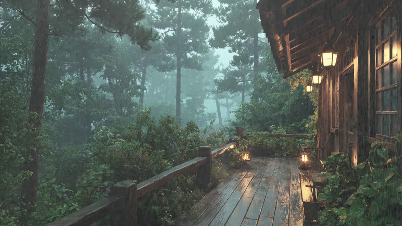 Soft Rain on Cabin Roof — Sleep Aid for Insomnia & Anxiety