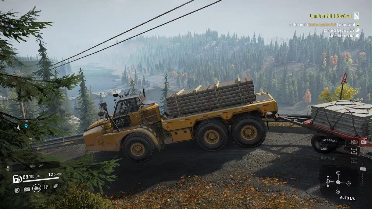 Completing a contract￼ in SnowRunner!