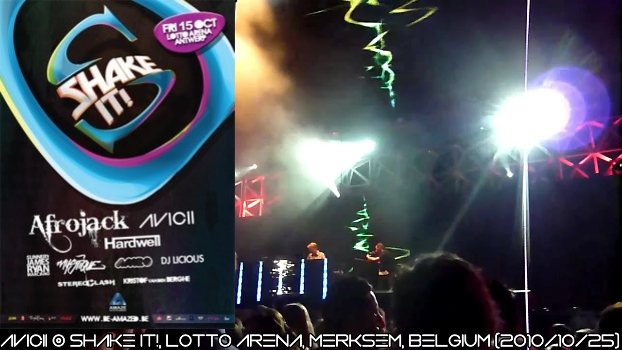 Avicii @ Shake It!, Lotto Arena, Merksem, Belgium (2010/10/25)