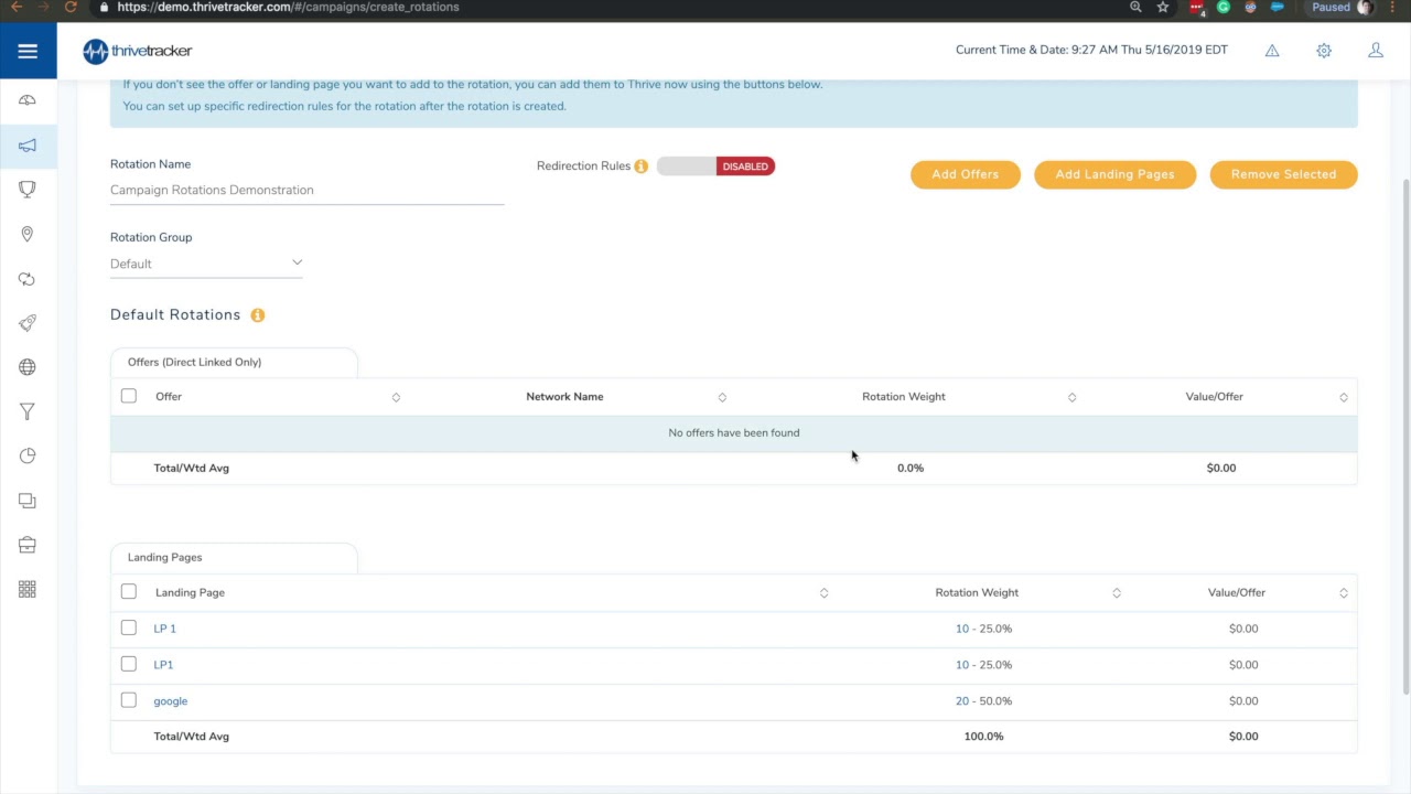 ThriveTracker How To: Campaign Rotations