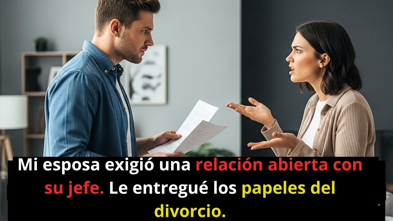 Mi esposa pidió una relación abierta y le di los papeles del divorcio en 24 horas  ¡El final es épic