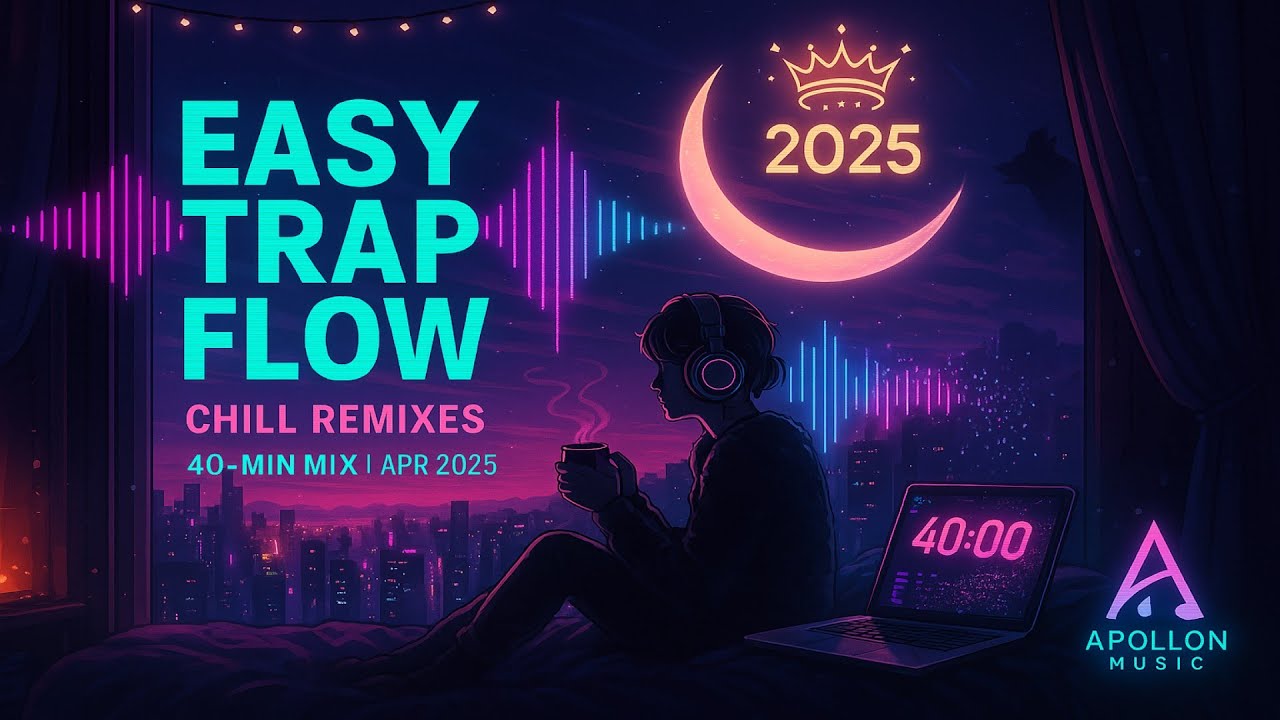 🎶 Easy Trap Flow: Famous Remixes | 40-Min No-Track-List Mix | Apr 2025