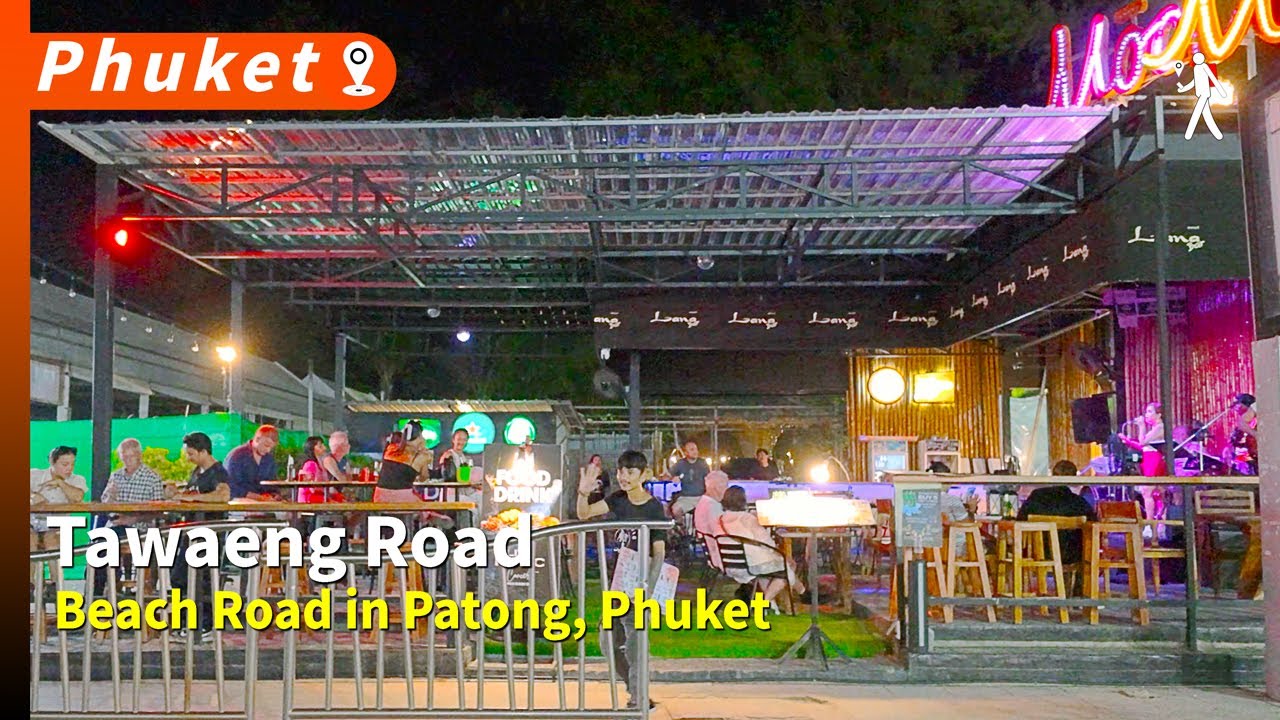 Thawewong Road, the beach road of Patong, Phuket 2/2