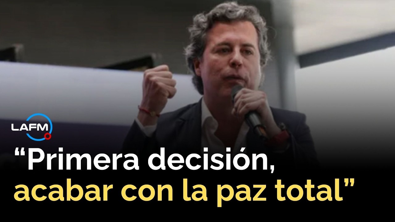 #TardePeroLlego Juan Manuel Galán: “Primera decisión, acabar con la paz total” | Entrevista completa