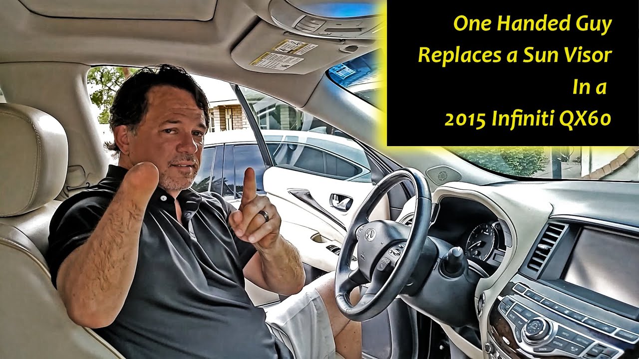 2015 Infinti QX60 Driver Side Visor Replacement