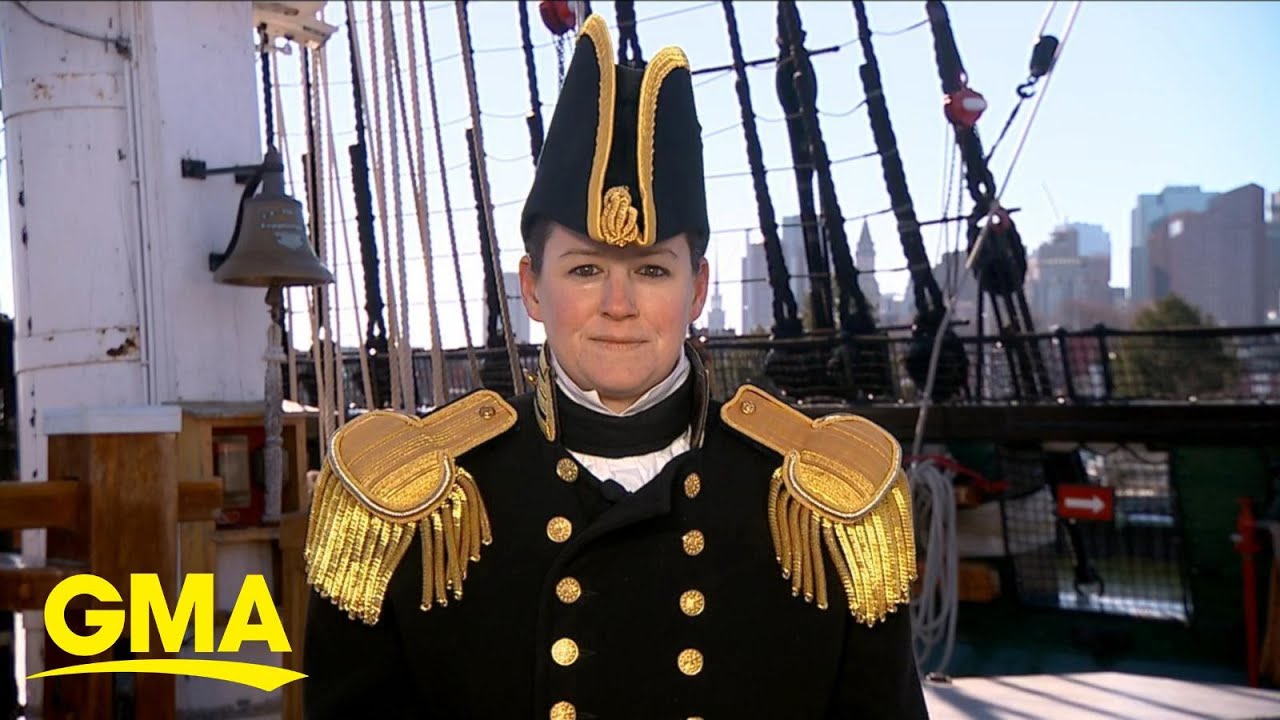 US Navy’s most historic ship gets 1st female commander