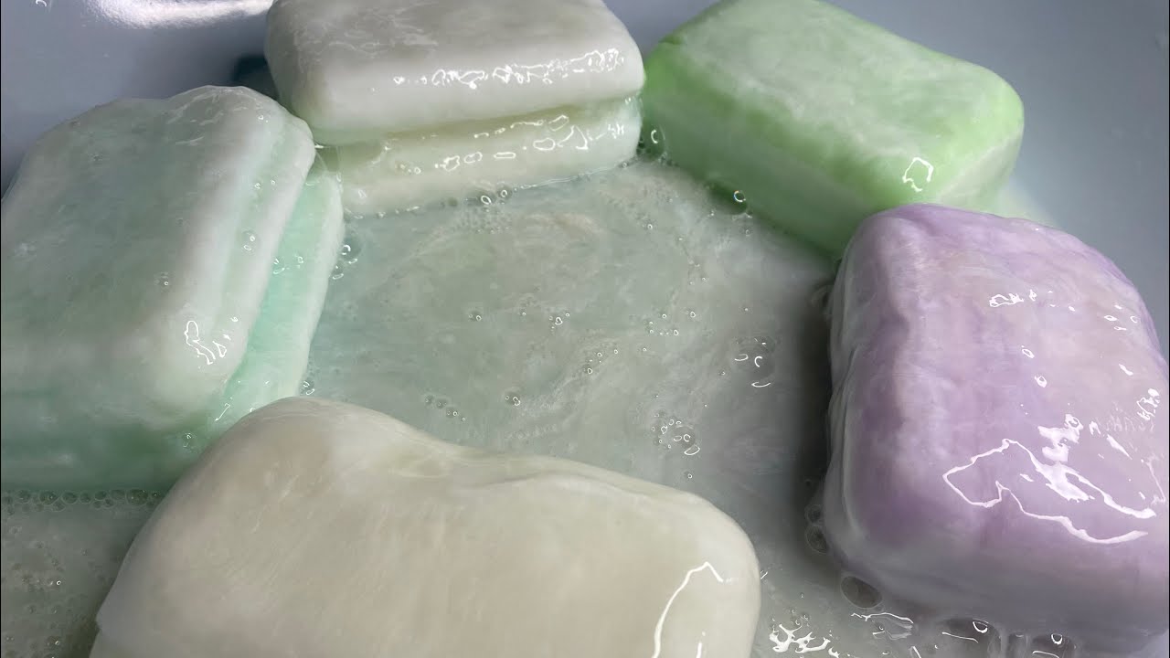 ASMR | ✨SOAKED SOAP WINEX ✨| MUSHY SOAP 